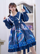 Nebula-Whale-Series-OP-Printing-Classic-Lolita-Long-Sleeve-Dress-coscarnival-4171