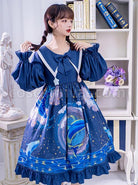 Nebula-Whale-Series-OP-Printing-Classic-Lolita-Long-Sleeve-Dress-coscarnival-4178