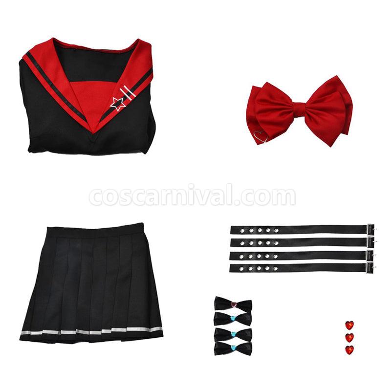 Needy Streamer Overload Needy Girl Overdose Ame Chan JK Uniform Cosplay Costumes coscarnival0111354