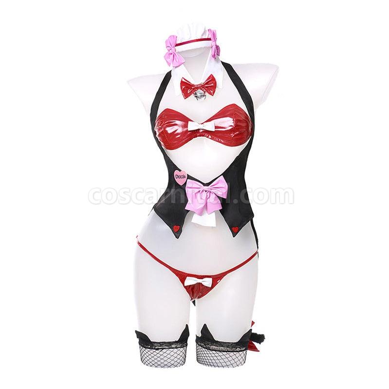 Nekopara Catgirl Chocola Bunnysuit Cosplay Costume coscarnival011112390