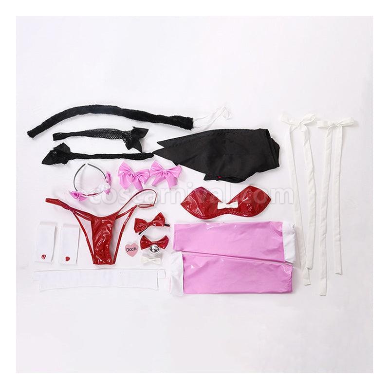 Nekopara Catgirl Chocola Bunnysuit Cosplay Costume coscarnival011112426