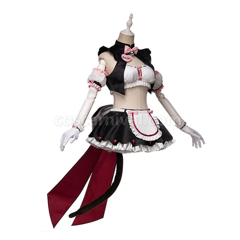 Nekopara Catgirl Chocola Race Queen Maid Outfits Cosplay Costume coscarnival011113348