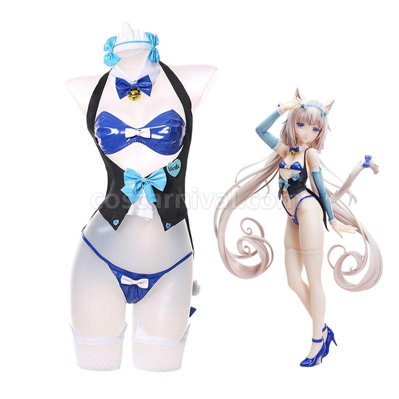Nekopara Catgirl Vanilla Bunnysuit Cosplay Costume coscarnival011112379