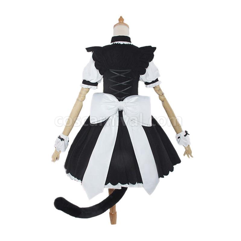 Nekopara Catgirl Vanilla Maid Outfit Cosplay Costume coscarnival011116545