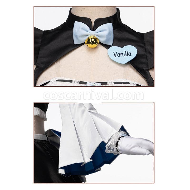 Nekopara Catgirl Vanilla Race Queen Maid Outfits Cosplay Costume coscarnival011113356
