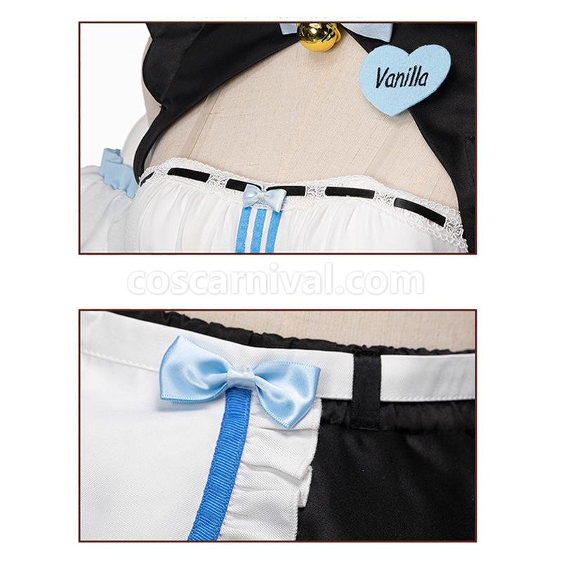 Nekopara Catgirl Vanilla Race Queen Maid Outfits Cosplay Costume coscarnival011113362