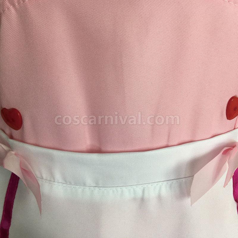 Nekopara Chocola Vanilla Pink Maid Uniform Cosplay Costumes coscarnival01113961