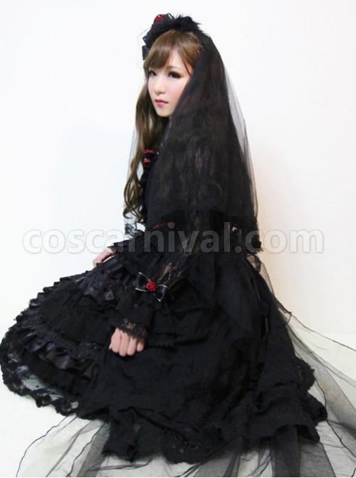 New Version Gorgeous Lolita Long Sleeves OP Dress coscarnival