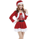 New Women's Sexy Christmas Cosplay Costume Halloween Costume Dress With Hat coscarnival01118858