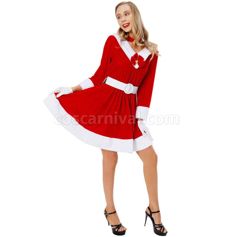 New Women's Sexy Christmas Costume Halloween Cosplay Costume Dress coscarnival01118863