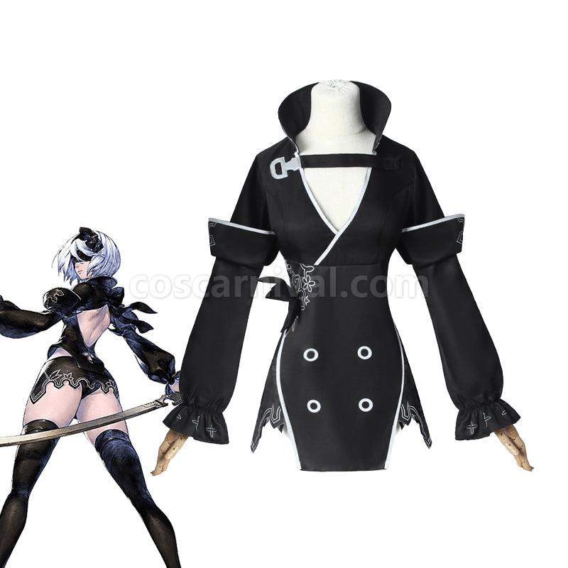 NieR automata Re in carnation 2B Fullset Halloween Cosplay Costumes coscarnival01119900