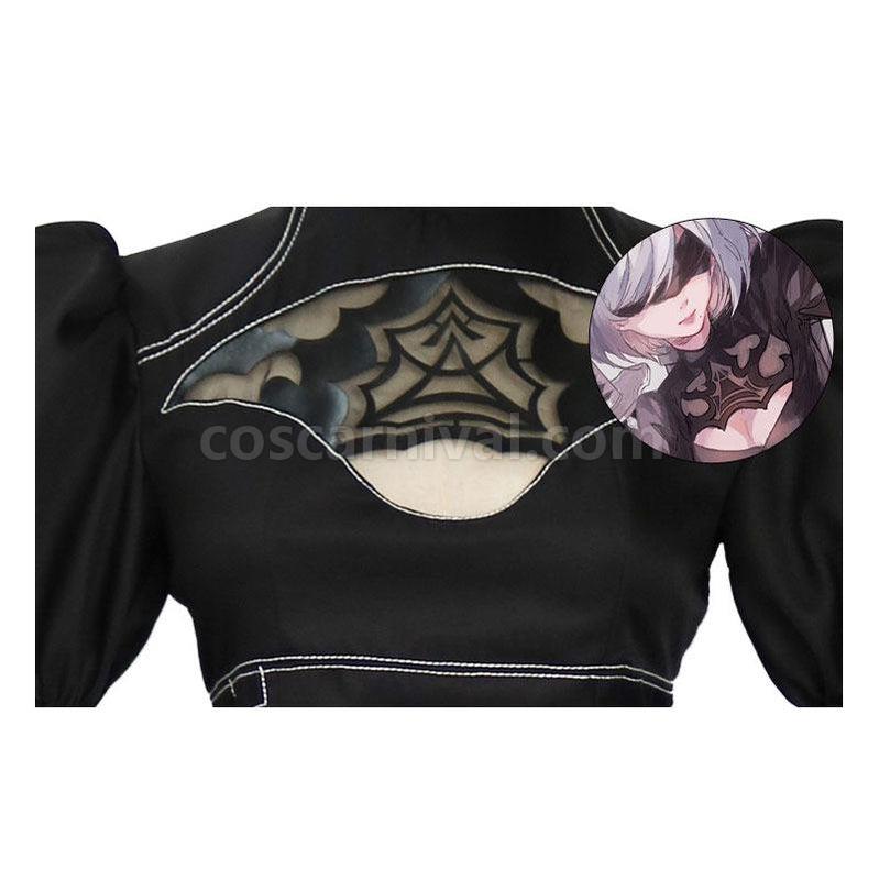 Nier Automata 2B YoRHa No.2 Type B Cosplay Costumes coscarnival011118647