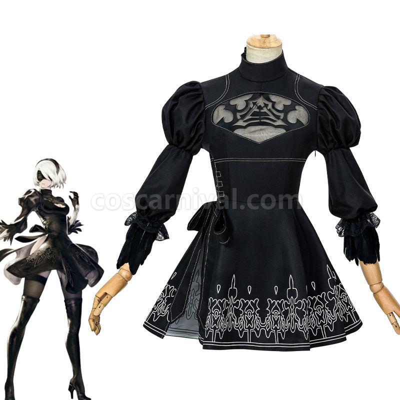Nier Automata YoRHa No.2 Type B Cosplay Costumes coscarnival01118980