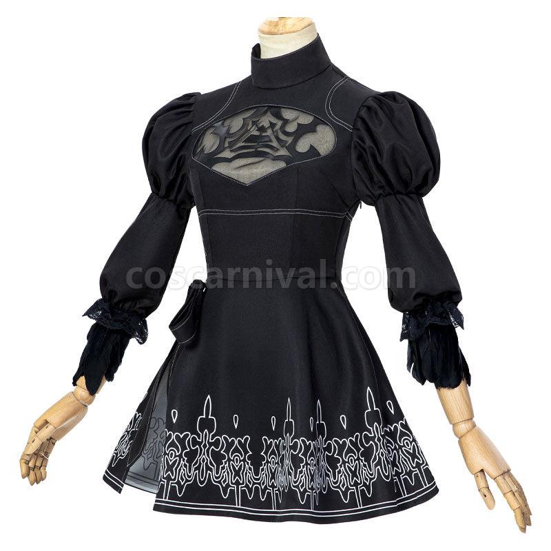 Nier Automata YoRHa No.2 Type B Cosplay Costumes coscarnival01118997