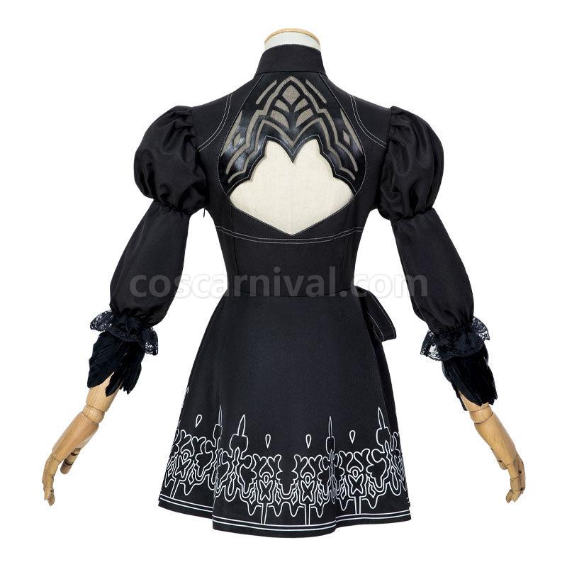 Nier Automata YoRHa No.2 Type B Cosplay Costumes coscarnival01119005