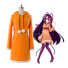 No No Life Shuvi Doura Orange Dress Cosplay Costume coscarnival011115313