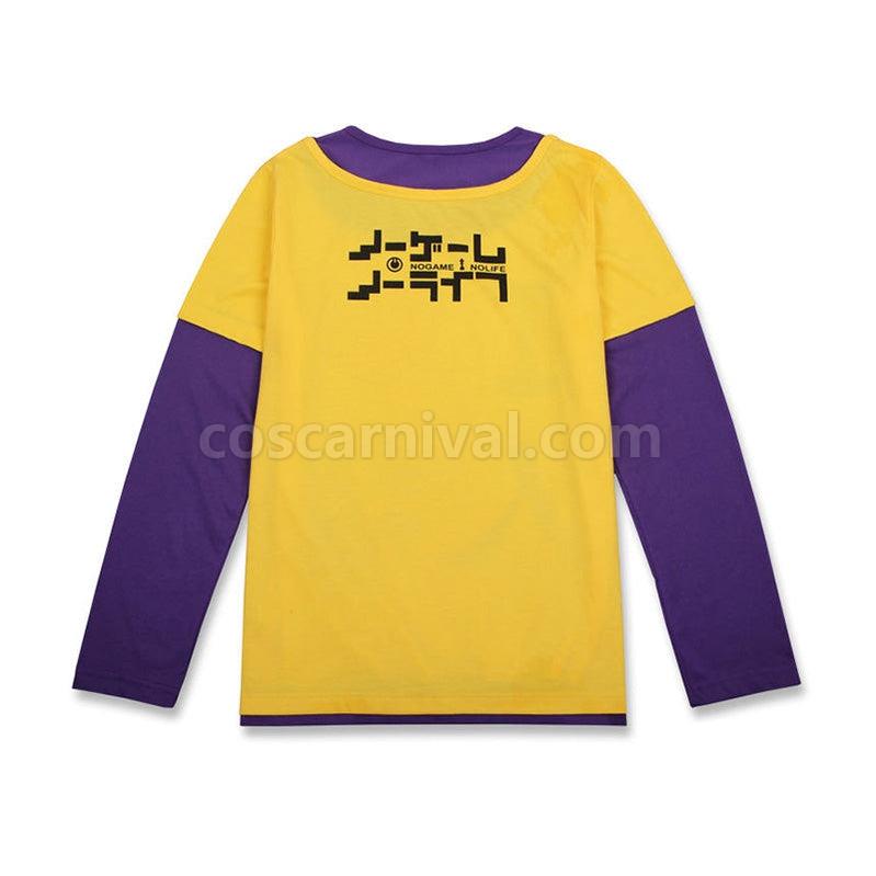 No No Life Sora Long Sleeve T shirt Cosplay Costume with Wrister coscarnival011115419