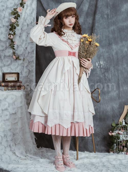 North-Mirror-Flower-Series-OP-Classic-Lolita-Nordic-Court-Style-Autumn-Winter-Long-Sleeve-Dress-coscarnival-3871