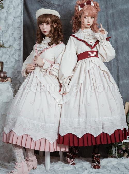 North-Mirror-Flower-Series-OP-Classic-Lolita-Nordic-Court-Style-Autumn-Winter-Long-Sleeve-Dress-coscarnival-3890