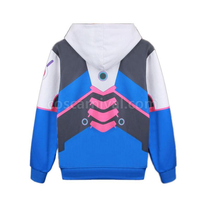 OW Overwatch D.Va Hana Song Fleece Lined Hoodie Jacket Cosplay Costumes coscarnival011117262