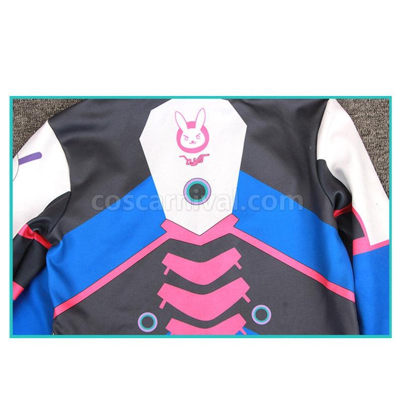 OW Overwatch D.Va Hana Song Fleece Lined Hoodie Jacket Cosplay Costumes coscarnival011117276