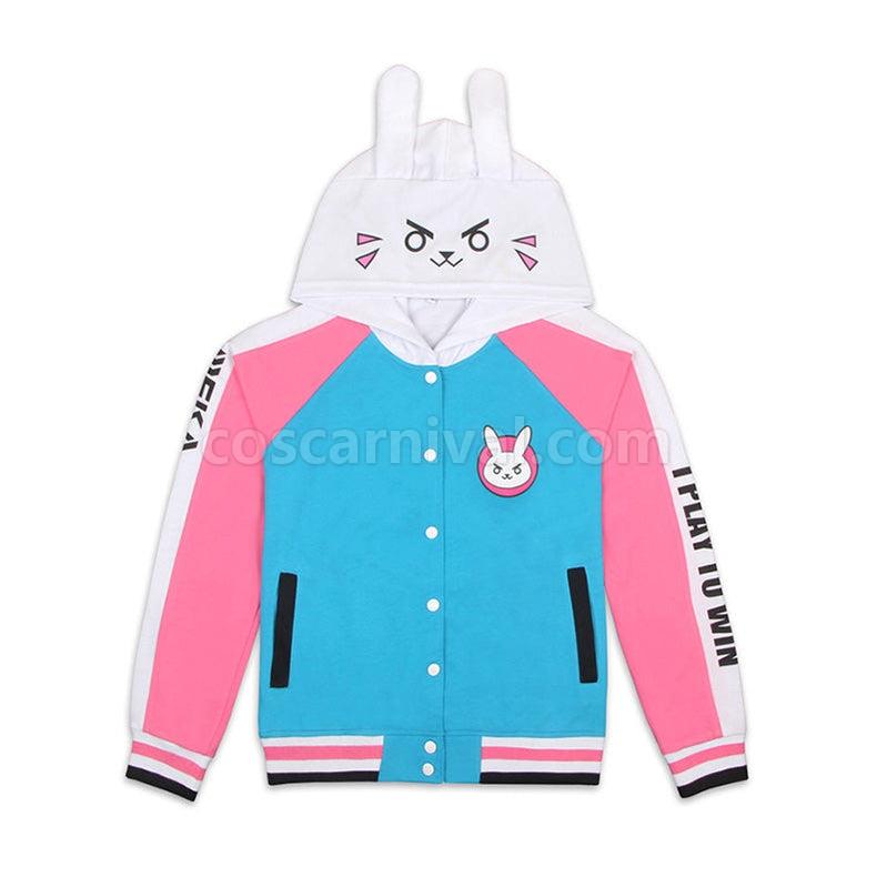 OW Overwatch D.Va Hana Song Hoodie Jacket Cosplay Costumes coscarnival011117255