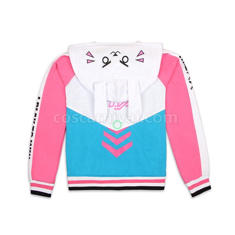 OW Overwatch D.Va Hana Song Hoodie Jacket Cosplay Costumes coscarnival011117260