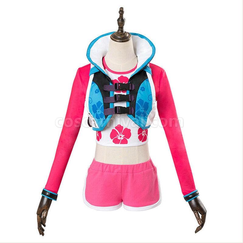 OW Overwatch D.Va Hana Song Waveracer Skin Cosplay Costumes coscarnival011115271