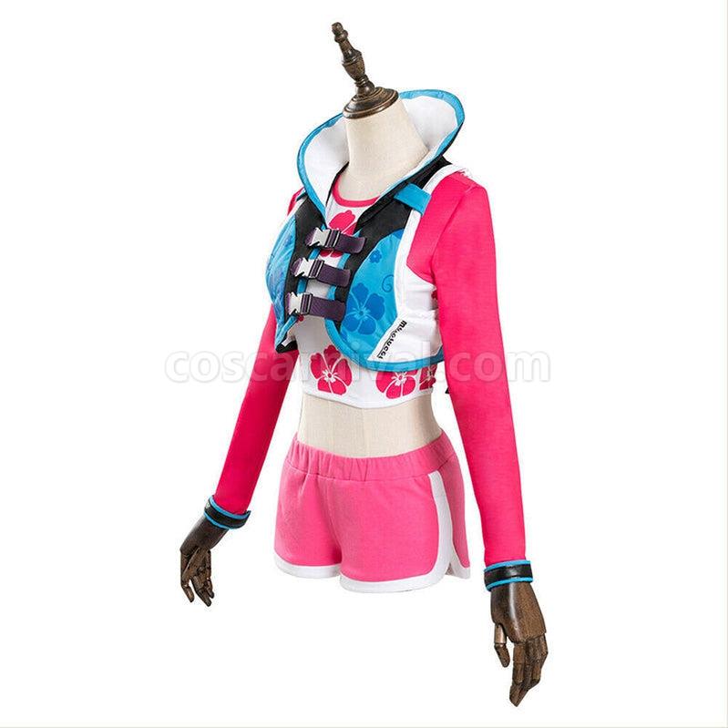OW Overwatch D.Va Hana Song Waveracer Skin Cosplay Costumes coscarnival011115277