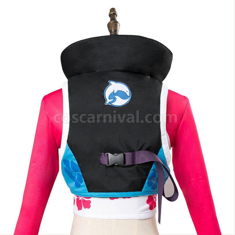OW Overwatch D.Va Hana Song Waveracer Skin Cosplay Costumes coscarnival011115284