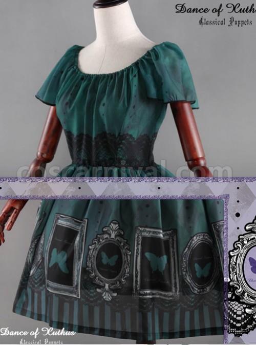 Obsidian-Butterfly-Dance-Emerald-Short-Sleeve-Lolita-OP-coscarnival-5003