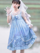 Ocean-Series-Whale-And-Jellyfish-Printing-Classic-Lolita-Blue-Sling-Dress-coscarnival-4170