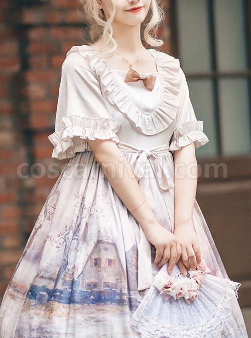 Oil-Painting-Series-OP-Elegant-Classic-Lolita-Short-Sleeve-Dress-coscarnival-3860