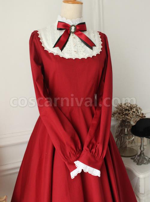 Old-Castle-Girl-Series-Retro-Classical-Classic-Lolita-Long-Sleeve-Dress-coscarnival-554