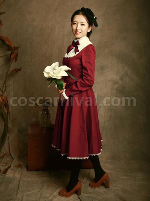 Old-Castle-Girl-Series-Retro-Classical-Classic-Lolita-Long-Sleeve-Dress-coscarnival-561