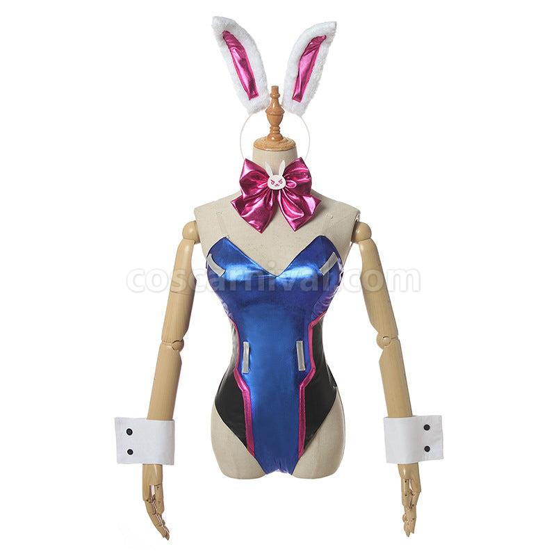 Overwatch D.Va Hana Song Bunny Girl Cosplay Costumes coscarnival0111841