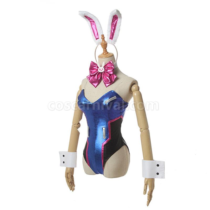 Overwatch D.Va Hana Song Bunny Girl Cosplay Costumes coscarnival0111850