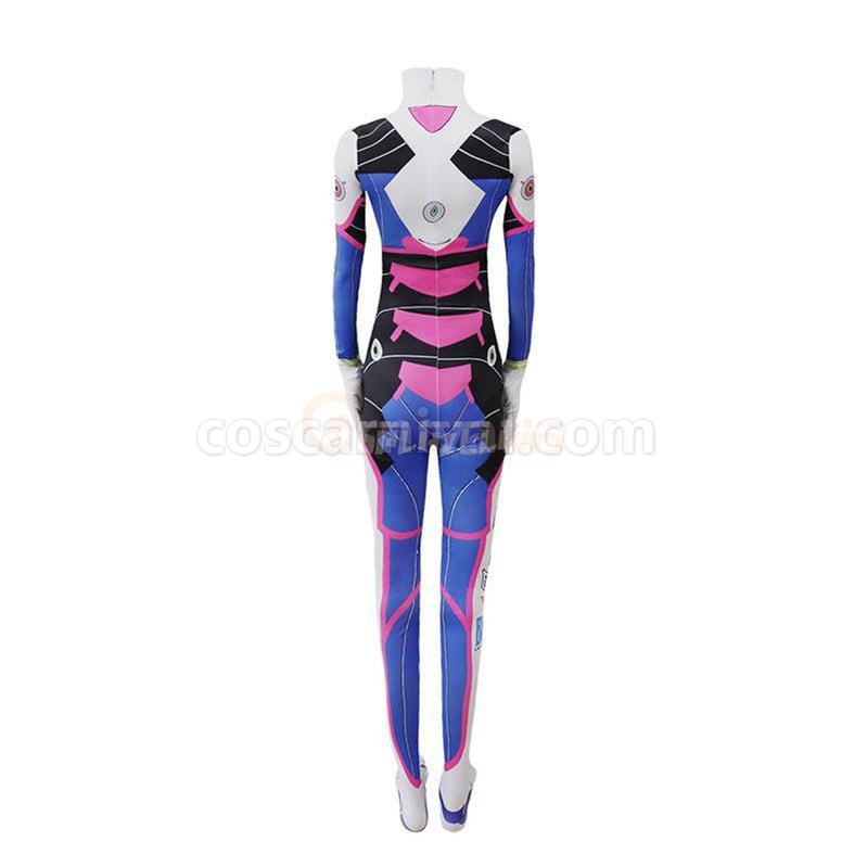 Overwatch D.Va Hana Song Suit Leotard Cosplay Costumes coscarnival011118353