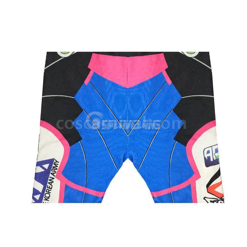 Overwatch D.Va Hana Song Suit Leotard Cosplay Costumes coscarnival011118361