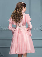 Palace-Style-Retro-Pink-Lace-Classic-Lolita-Long-Sleeve-Dress-coscarnival-4521