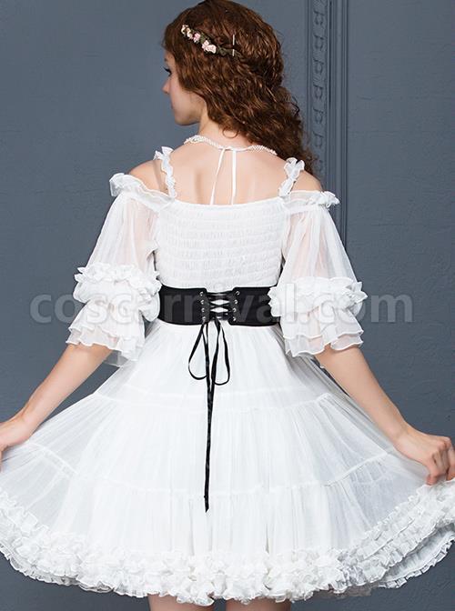 Palace-Style-Retro-White-Chiffon-Puff-Sleeve-Classic-Lolita-Dress-coscarnival-743
