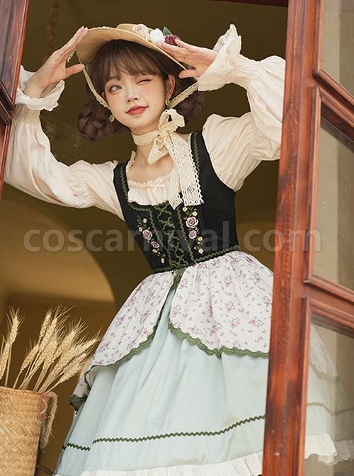 Pastoral-Style-Elegant-Girl-Autumn-Winter-Black-Embroidered-Velvet-Vest-Floral-Print-Hem-Classic-Lolita-Sleeveless-Dress-coscarnival-1589