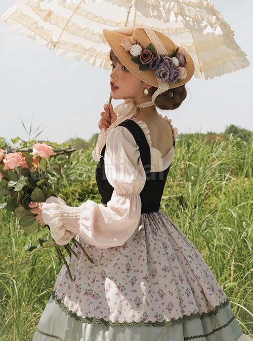 Pastoral-Style-Elegant-Girl-Autumn-Winter-Black-Embroidered-Velvet-Vest-Floral-Print-Hem-Classic-Lolita-Sleeveless-Dress-coscarnival-1608