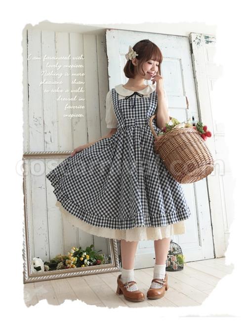Pastoral-Style-Lattice-Fake-Two-Pieces-Sweet-Lolita-Short-Sleeves-Dress-coscarnival-121.jpg