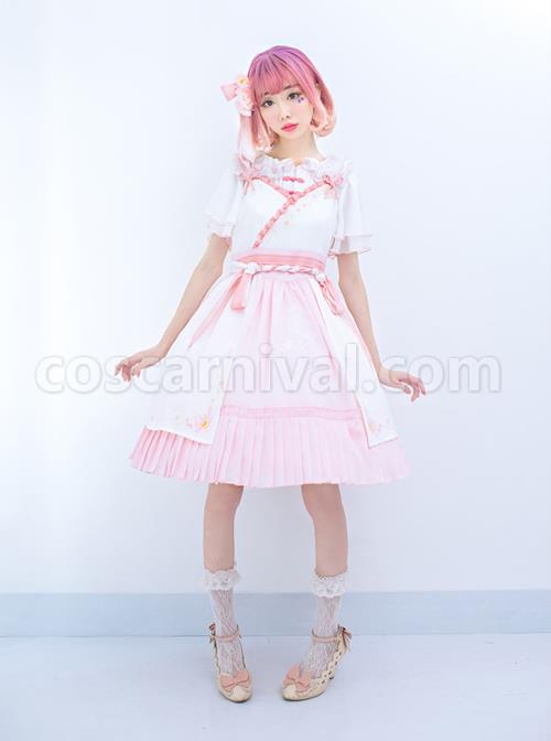 Pear-Flowers-And-Lotus-Flowers-Series-Chinese-Style-Qi-Lolita-Sling-Dress-coscarnival-4527