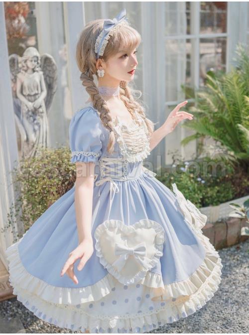 Pearl-Puffs-Series-OP-Spring-Short-High-Waist-A-shaped-Lovely-Puff-Sleeves-Bowknot-Ruffles-Sweet-Lolita-Dress-coscarnival-2015.jpg