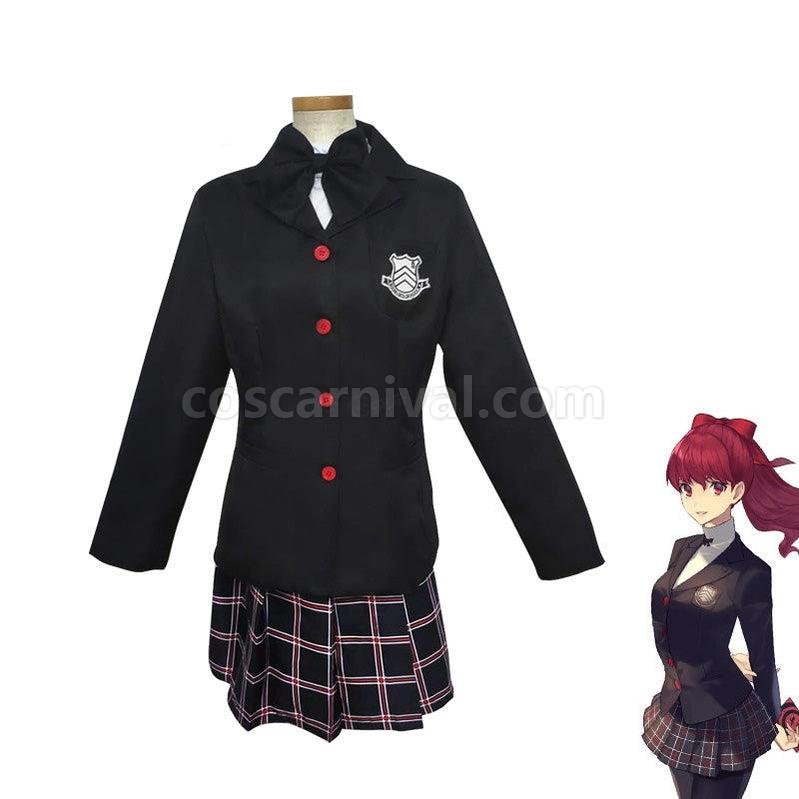 Persona 5 Kasumi Yoshizawa JK School Uniform Cosplay Costumes coscarnival011114767