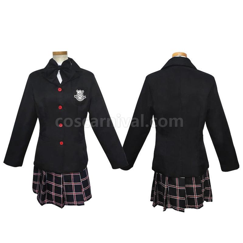 Persona 5 Kasumi Yoshizawa JK School Uniform Cosplay Costumes coscarnival011114785