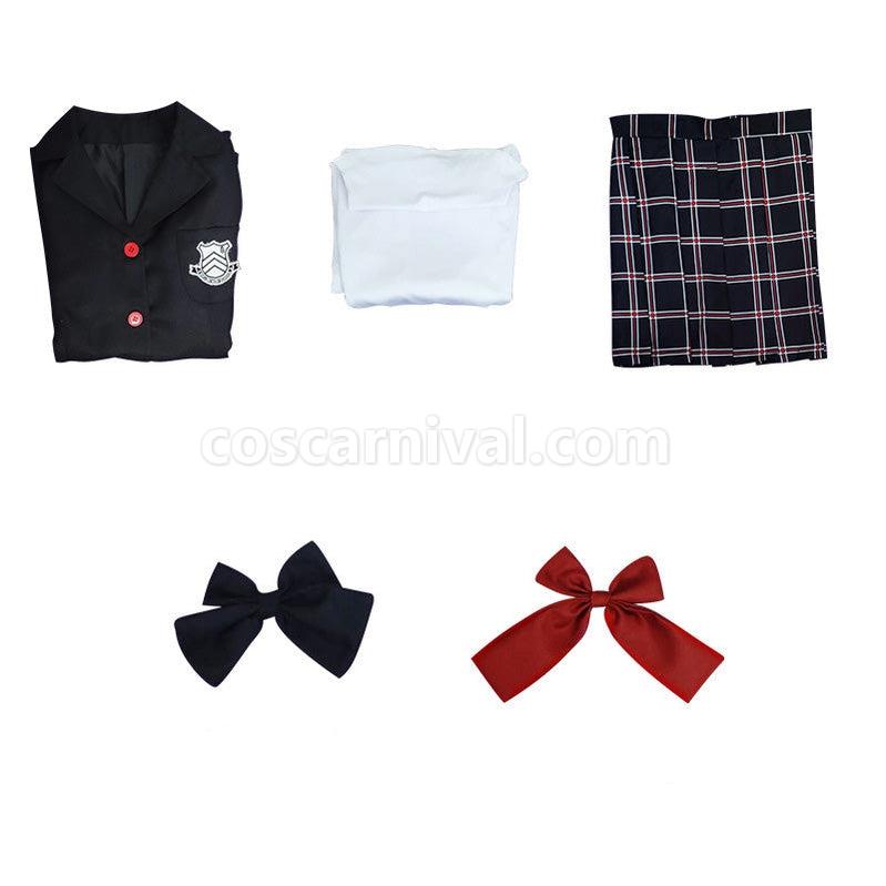 Persona 5 Kasumi Yoshizawa JK School Uniform Cosplay Costumes coscarnival011114791