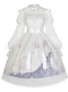 Pick-The-Stars-Series-OP-Elegant-Printing-Classic-Lolita-Dreamy-White-Long-Sleeve-Dress-coscarnival-520
